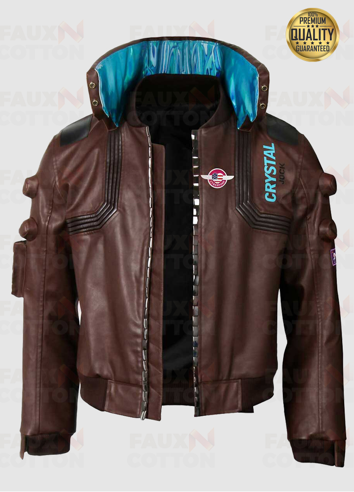 Cyberpunk 2077 Samurai Unisex Leather Jacket